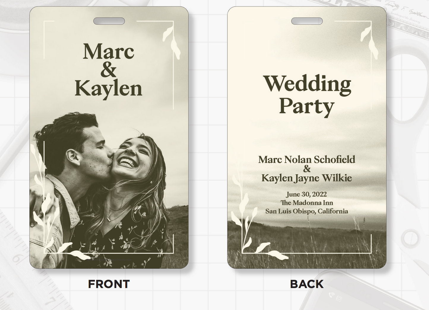 Wedding Passes
